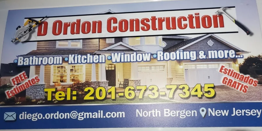 D Ordon Construction - Business Card